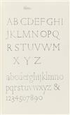 GILL, ERIC. Book of Alphabets for Douglas Cleverdon drawn by Eric Gill.